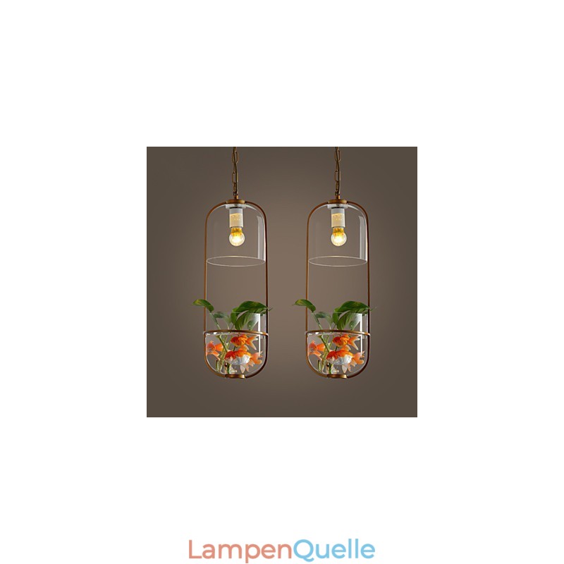 Moderne Pendelleuchte im zeitgenössischen dekorativen Design (ohne Pflanzen)