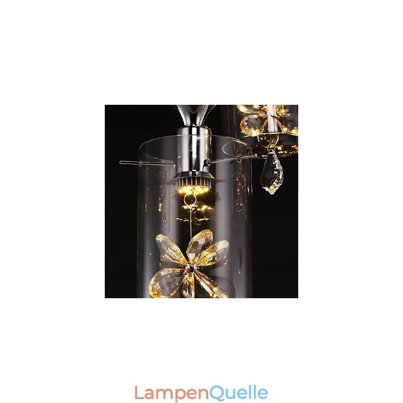 Moderne zeitgenössische Kristall andere Glas Pendelleuchte