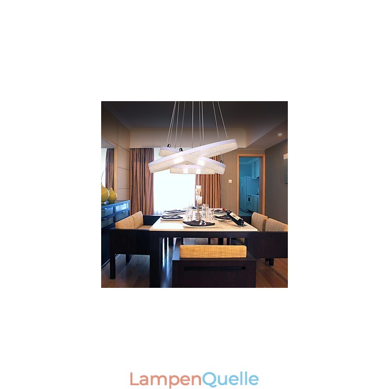 Kristall Pendelleuchte Moderne Lampe Drei Ringe