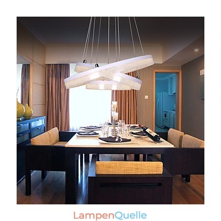 Kristall Pendelleuchte Moderne Lampe Drei Ringe