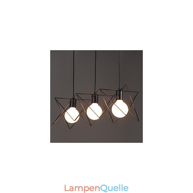 Kontraktiertes und zeitgenössisches kreatives Design Einzelkopf-Droplight aus Schmiedeeisen