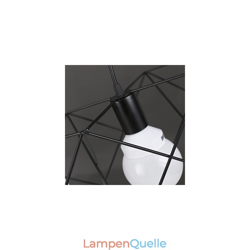 Kontraktiertes und zeitgenössisches kreatives Design Einzelkopf-Droplight aus Schmiedeeisen