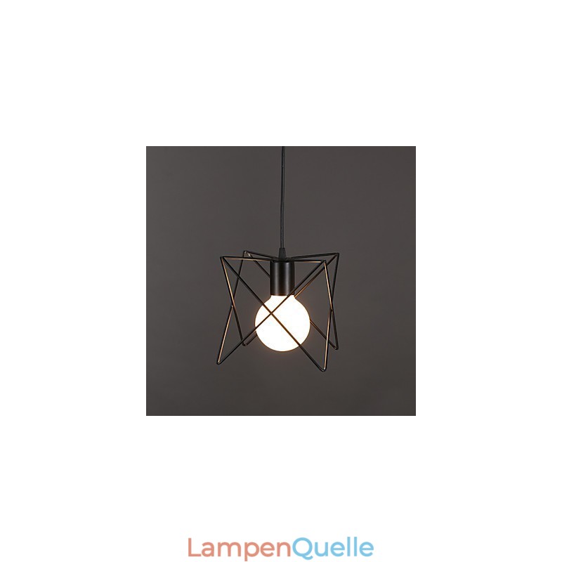 Kontraktiertes und zeitgenössisches kreatives Design Einzelkopf-Droplight aus Schmiedeeisen
