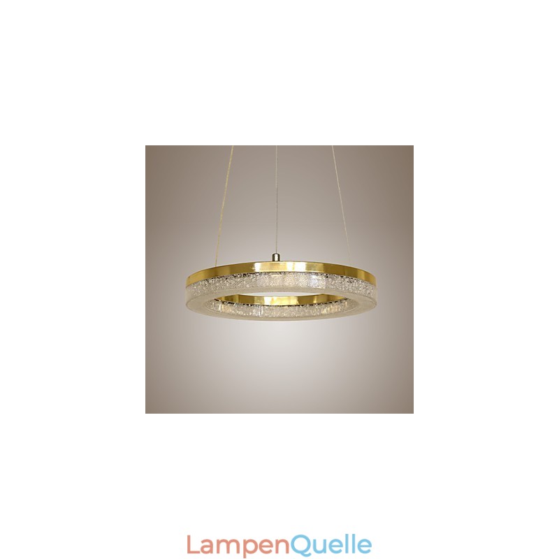 Kristall Pendelleuchte Goldene Moderne Lampe