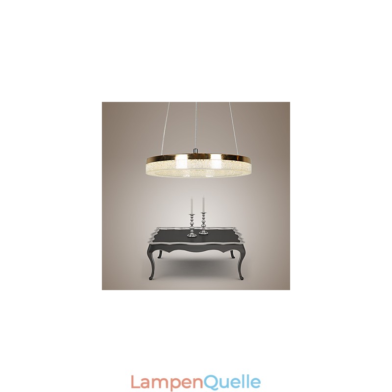 Kristall Pendelleuchte Goldene Moderne Lampe