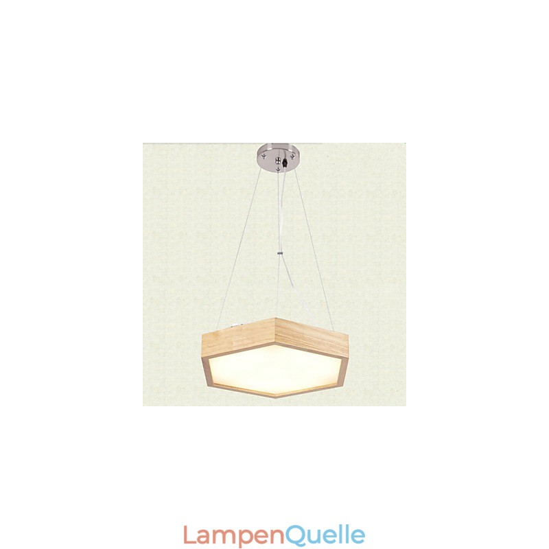 Moderne zeitgenössische Country Mini-Stil andere Holz Bambus Pendelleuchte